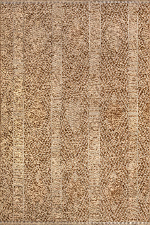 Natural Patterned Lined Area Rug 180x120 cm
