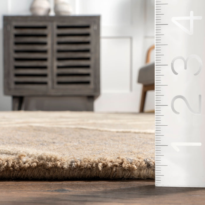 Natural Sansa Maze Area Rug for Home Decor