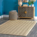 Natural Seagrass Herringbone Area Rug 120x180 cm