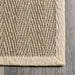 Natural Seagrass Herringbone Area Rug for Home Décor