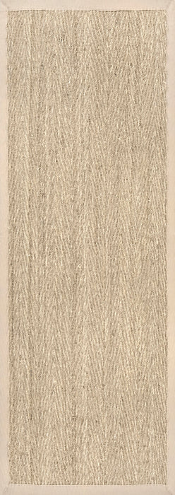 Natural Seagrass Herringbone Area Rug for Home Décor