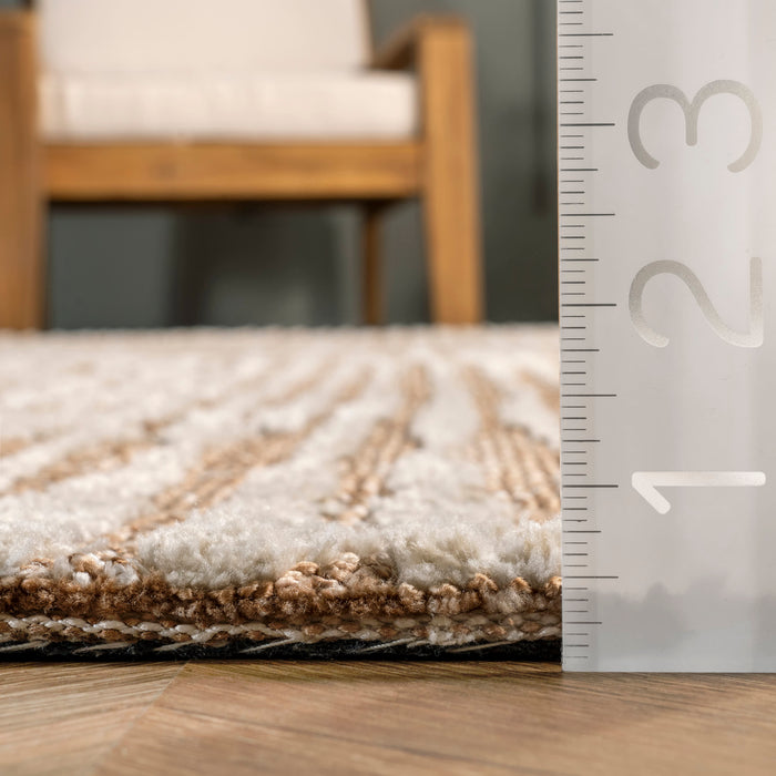 Natural Textured Area Rug for Coastal Home Decor