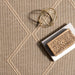Natural Trellis Area Rug 152 cm Soft Durable Comfort