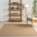 Natural Weave Area Rug with Krystal Border 160x230 cm