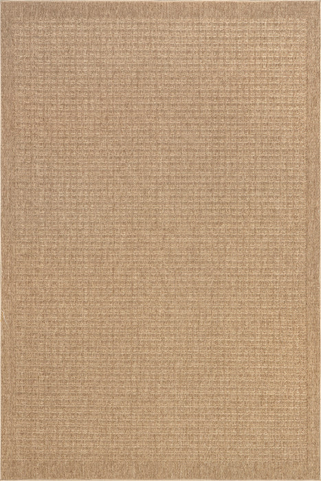 Natural Weave Area Rug with Krystal Border 160x230 cm