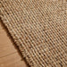 Naturals Hand-Woven Jute Flatweave Basket Natural/Bleach Rug