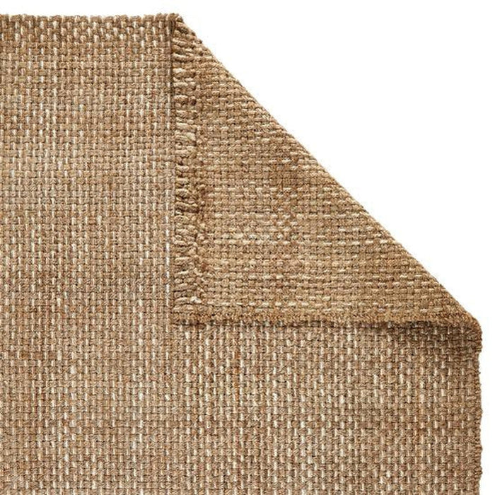 Naturals Hand-Woven Jute Flatweave Basket Natural/Bleach Rug