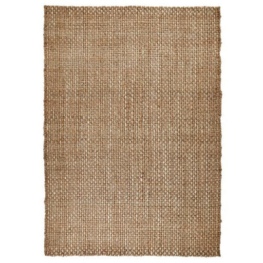 Naturals Hand-Woven Jute Flatweave Basket Natural/Bleach Rug