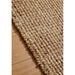 Naturals käsinkudottu juutti Flatweave Basket Natural/Bleach Runner