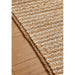 Naturals Hand-Woven Jute Flatweave Stripes Natural/Bleach Runner