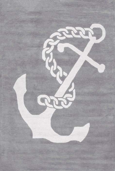 Nautical Anchor Area Rug 120x180 cm