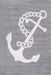 Nautical Anchor Area Rug 120x180 cm