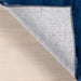 Navy Checkered Washable Plush Cloud Area Rug
