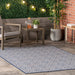 Navy Indoor Outdoor Area Rug For Living Room And Bedroom