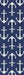 Navy Indoor Outdoor Area Rug for Kitchen and Family Room