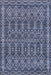Navy Indoor Outdoor Washable Trellis Rug 152 x 244 cm