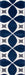 Navy Mod Trellis Area Rug 150x230 cm