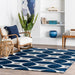 Navy Mod Trellis Area Rug for Cozy Living Room Decor