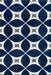 Navy Mod Trellis Area Rug for Cozy Living Room Decor