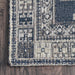 Navy Saharan Pattern Area Rug for Living Room