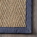 Navy Seagrass Herringbone Area Rug 120 cm x 180 cm