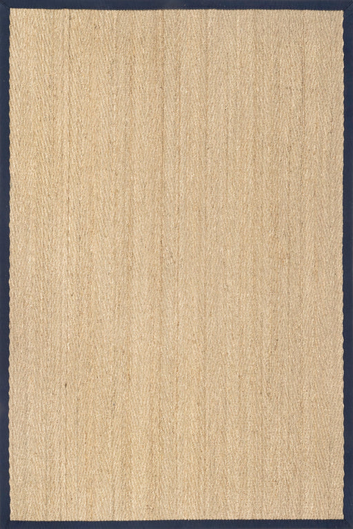 Navy Seagrass Herringbone Area Rug 120 cm x 180 cm