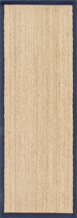Navy Seagrass Herringbone Area Rug 120x180 cm