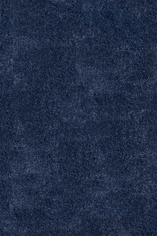 Tappeto a pelo lungo blu scuro 120x180 cm per spazi abitativi confortevoli