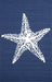 Navy Starfish Area Rug for Indoor and Outdoor Use