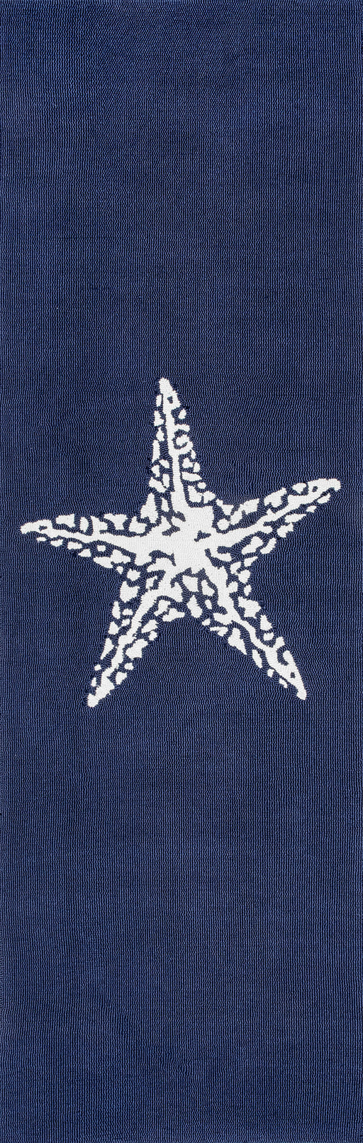 Navy Starfish Rug for Indoor and Outdoor Spaces