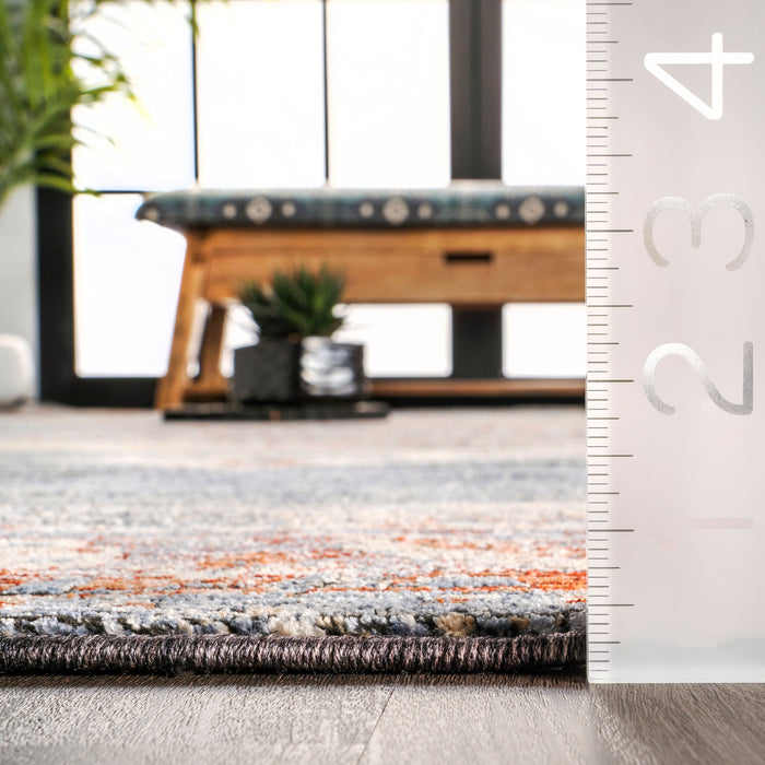 Navy Tempered Insignia Area Rug 120x180 cm