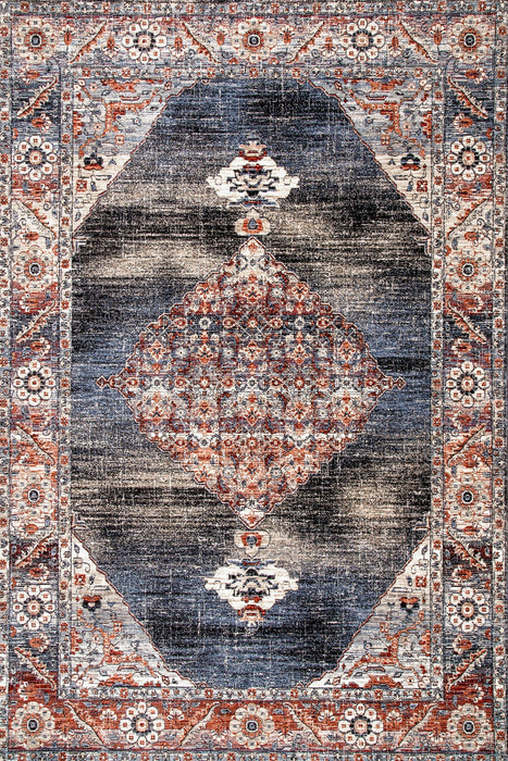 Navy Tempered Insignia Area Rug 120x180 cm