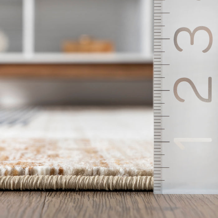 Navy Vintage Blocks Area Rug 150cm x 230cm