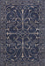 Navy Washable Indoor Outdoor Area Rug 152x244 cm