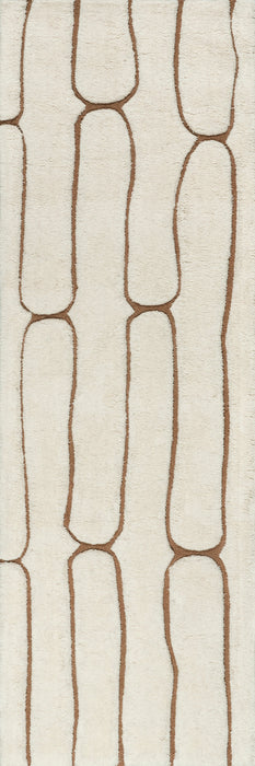 Nazco Cream New Zealand Wool Area Rug 152x244 cm