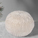 New Zealand Wool Hand Knitted Pouf for Home Decor