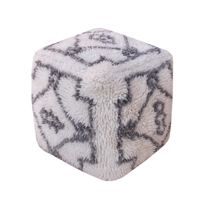 New Zealand Wool Hand Tufted Pouf for Cozy Interiors