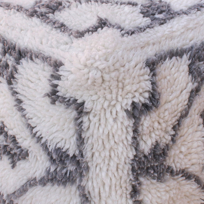 New Zealand Wool Hand Tufted Pouf for Cozy Interiors