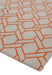 Nexus FL01 Fine Lines zilveroranje vloerkleed