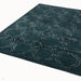 Nexus Octagon Modern Geometric High-Density Heavyweight Hand-Carved Wool&Viscose OC02 Petrol Rug