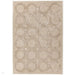Nexus Octagon Modern Geometric High-Density Heavyweight Hand-Carved Wool&Viscose OC03 Beige Rug