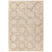 Nexus Octagon Modern Geometric High-Density Heavyweight Hand-Carved Wool&Viscose OC03 Beige Rug