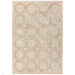 Nexus Octagon Modern Geometric High-Density Heavyweight Hand-Carved Wool&Viscose OC03 Beige Rug