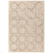 Nexus Octagon Modern Geometric High-Density Heavyweight Hand-Carved Wool&Viscose OC03 Beige Rug