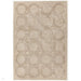 Nexus Octagon Modern Geometric High-Density Heavyweight Hand-Carved Wool&Viscose OC03 Beige Rug