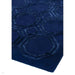 Nexus Octagon Modern Geometric High-Density Heavyweight Hand-Carved Wool&Viscose OC04 Navy Rug