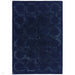 Nexus Octagon Modern Geometric High-Density Heavyweight Hand-Carved Wool&Viscose OC04 Navy Rug