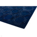 Nexus Octagon Modern Geometric High-Density Heavyweight Hand-Carved Wool&Viscose OC04 Navy Rug