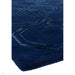 Nexus Octagon Modern Geometric High-Density Heavyweight Hand-Carved Wool&Viscose OC04 Navy Rug