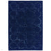 Nexus Octagon Modern Geometric High-Density Heavyweight Hand-Carved Wool&Viscose OC04 Navy Rug